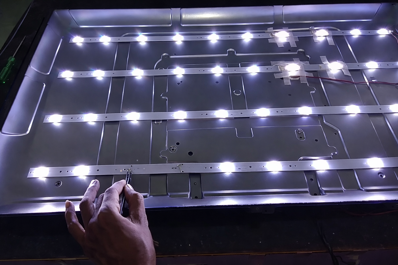 TV LED aydınlatma arızası